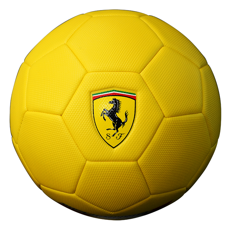 FERRARI #5 MACHINE SEWN SOCCER BALL - Yellow - Ferrari ...