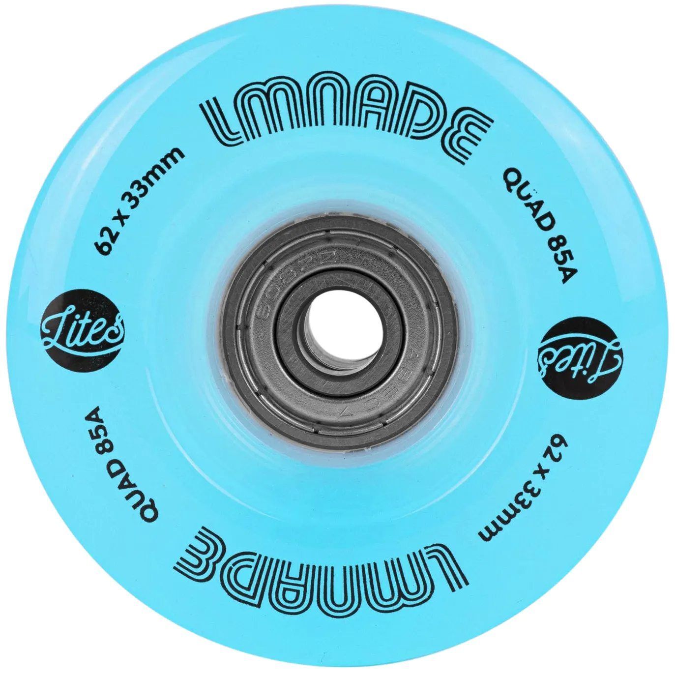 LMNADE Lites LED Light-Up 85a 62mm Quad Roller Skate Wheels Pack of 4 