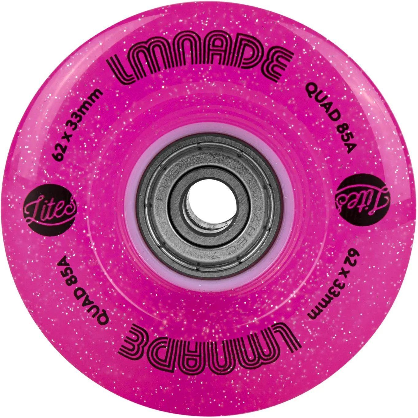 Lmnade Lites LED 85A Quad Roller Skate Wheels Pink
