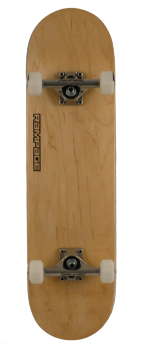 8" Rampage Stain Premium Complete Skateboard 