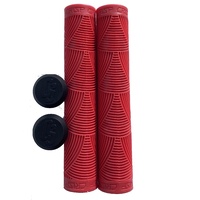 Crisp Handlebar Grips 160mm Red