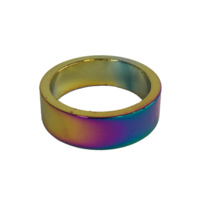 Alloy Head Set Spacer 10mm Tricolour