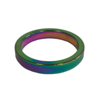 Alloy Head Set Spacer 5mm Tricolour