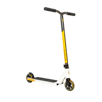 Grit FLUXX scooter White/Grey with Yellow