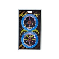 Grit 110mm Spoked Alloy Core Wheel Colour CP Core/Blue PU (Pair)