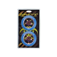 Grit 100mm Spoked Alloy Core Wheel Colour CP Core/Blue PU (Pair)