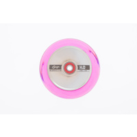 H2O Trans Pink H20 PU Silver Core 110 x 24mm (Pair)