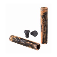 Grit 160mm Grips - Black/Orange