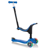 Globber GO UP SPORTY Lights Convertible Scooter - Navy 