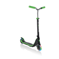Globber FLOW 125 w/Lights Scooter - Black /Neon Green