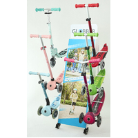 Globber Moveable Metal Display Stand - 2/3 wheel scooters