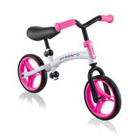 Globber GO BIKE Balance Bike - White/ Neon Pink 