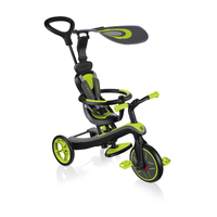 Globber EXPLORER Trike 4 in 1 - Lime Green