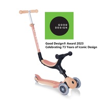 Globber ECOLOGIC GO UP Foldable Plus Convertible Scooter - Peach