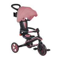 Globber EXPLORER Trike 4in1 FOLDABLE - Deep Pastel Pink 