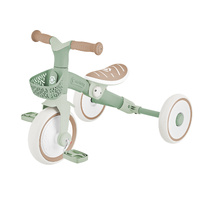Globber LEARNING TRIKE 2in1 PLUS Ecologic  - Pistachio 