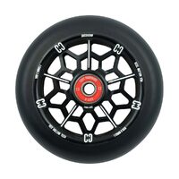 Core HEX HOLLOW Stunt Scooter Wheel 110mm - Black (Single Wheel)