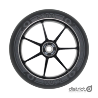 Dual Width Wheel - 110mm Black/Grey