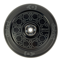 District Zodiac Wheel 110x24mm Black/Black