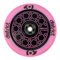District Zodiac Wheel 110x24mm Pink/Black
