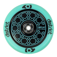 District Zodiac Wheel 110x24mm Sky Blue/Black