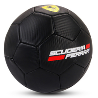 Ferrari #5 Machine Sewn Soccer Ball - Black