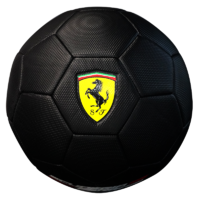 Ferrari #4 Machine Sewn Soccer Ball - Black