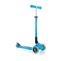 Globber PRIMO Foldable Lights w/Ano TBar -Sky Blue