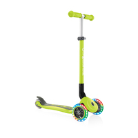Globber PRIMO Foldable Lights w/Ano TBar - Lime Green
