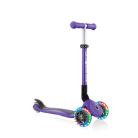GLOBBER JUNIOR PRIMO FOLDABLE LIGHTS VIOLET