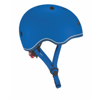 Globber Helmet w/Flashing LED Light XXS/XS - Navy Blue 45-51cm