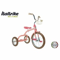 Italtrike - 16" Spokes Tricycle Rose Garden - PINK