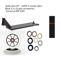 Aztek deck KIT - LUCID 2 scooter deck, plus Accessories