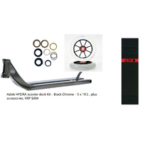 Aztek deck KIT - HYDRA scooter deck, plus Accessories