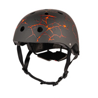 Hornit Cycle Helmet with LED light - Lava