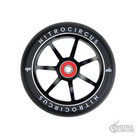 Nitro Circus Ryan Williams SIGNATURE Wheels - Black on Black 120mm x 28mm (Pair)