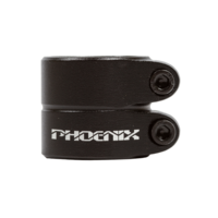Smooth Double Bolt Clamp - Anod Black