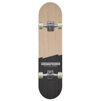 RAMPAGE Plain Third Natural/Black 8" complete skateboard 