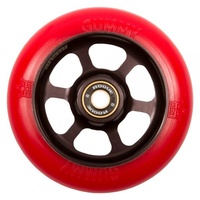 Rogue 110mm Gummy Wheel-Red/Black (Pair)