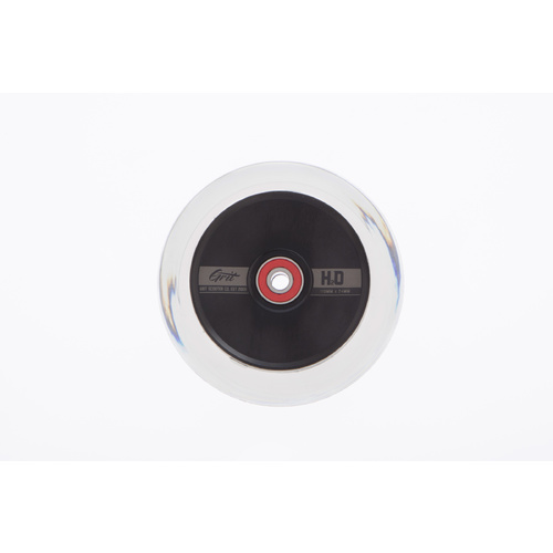 H2O Clear H20 PU Black Core 110 x 24mm (Pair) Wheels