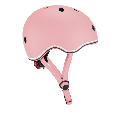 Globber Toddler Helmet w/Flashing LED Light XXS/XS- Pastel Pink 45-51cm