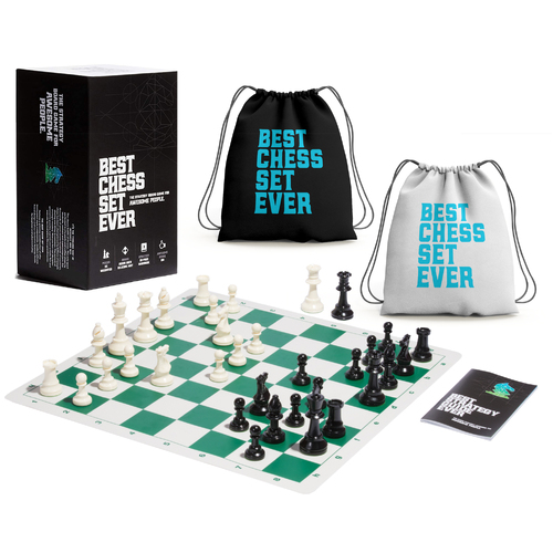 Best Chess Set Ever Staunton Style 3X (Triple Weight pieces)