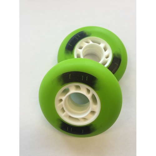 Code Castor Wheels - Green (Pair)