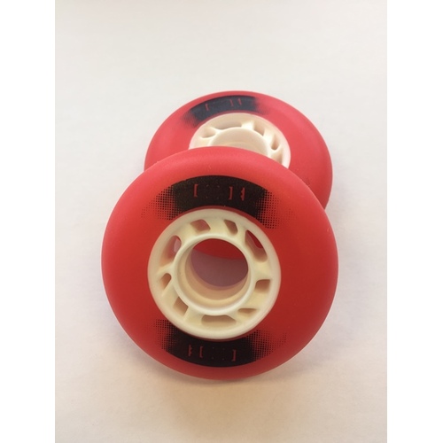Code Castor Wheels - Red (PR)
