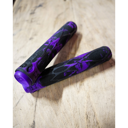 CORE Pro Handlebar Grips soft 170mm- Fuchsia (Purple/Black)