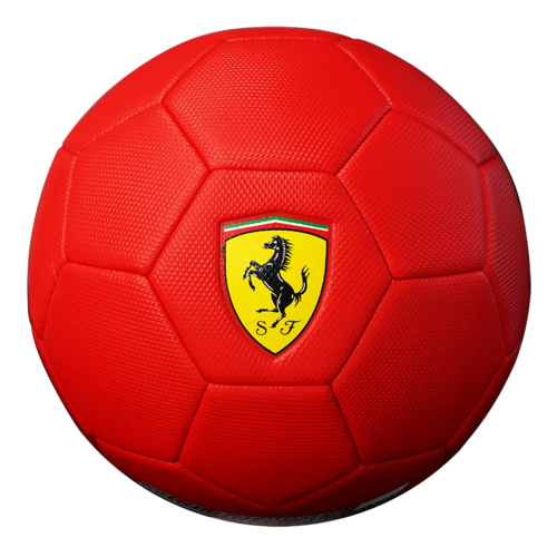 Ferrari #4 Machine Sewn Soccer Ball - Red