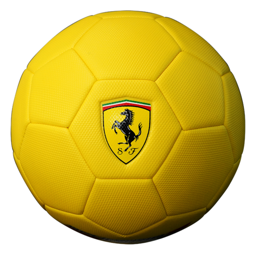 Ferrari #5 Machine Sewn Soccer Ball - Yellow