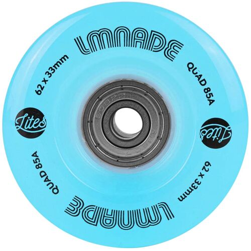 Lmnade Led Lites 85A Roller Skate Wheel - Blue (4 Pack)