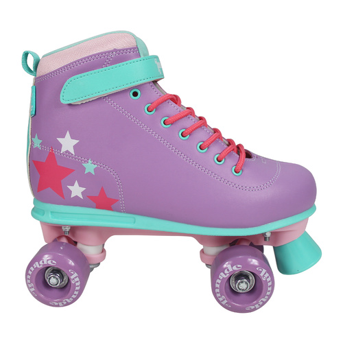 LMNADE Vibe Quad Roller Skates - Stars (PUR) UK 1