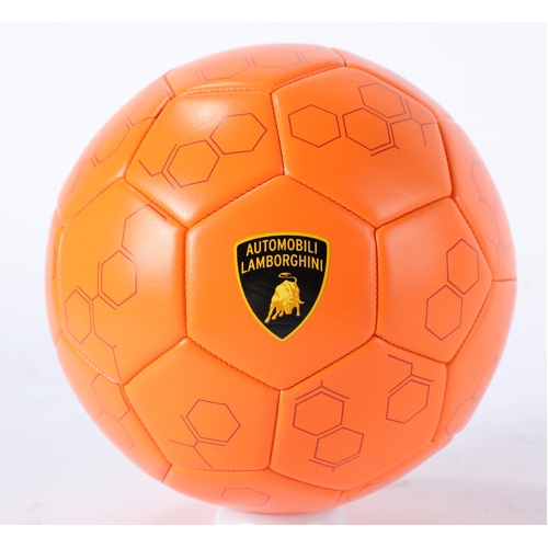 LAMBORGHINI Size 5  PVC Soccer Ball - Orange